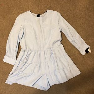 Light blue zara romper